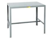 LITTLE GIANT MT1 2436 18 Machine Table Welded Steel 18Hx36Wx24D