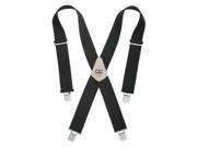Suspenders Adjustable Poly Webbing Black Clc 110BLK