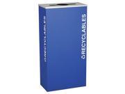 TOUGH GUY 22N298 Recycling Container 17 gal Royal Blue