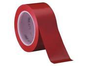 Red Floor Marking Tape 3M 4713 4 W