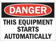 LYLE U11063RD_14X10 Danger Sign 14x10 In. English G0472459
