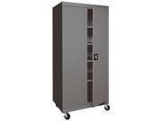 SANDUSKY LEE TA4R302466 02 Mobile Storage Cabinet Welded Charcoal G0454505