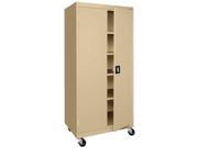 SANDUSKY LEE TA4R302466 04 Mobile Storage Cabinet Welded Sand G0454496