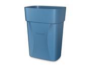 Cortech 3.5 gal. Rectangular Blue Trash Can 714BL