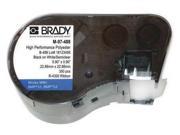 BRADY M97488 Label Cartridge Black White 7 8 In. W