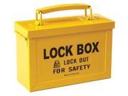 BRADY 65672 Group Lockout Box Hinged 40 Padlocks G9403816