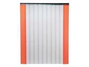 TMI 999 00017 Strip Door 8 x 8 ft Clear Orange PVC