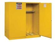 Vertical Drum Safety Cabinet Yellow Justrite 899100