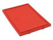 Tote Box Lid Red Quantum Storage Systems LID201RD