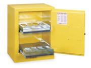 JUSTRITE 890500 Aerosols Aerosols Cabinet 4 Gal. Yellow