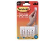 COMMAND 17067 Hook Molded Plastic 7 8 In PK 3