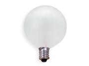 GE LIGHTING 60GC W CD2 Incandescent Light Bulb G16 1 2 60W PK2