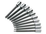 SK PROFESSIONAL TOOLS 84220 Socket Bit Set 1 4 in. Dr 10 Piece Torx G4443582