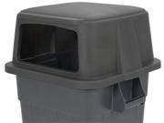 26 1 4 Round Funnel Top Trash Can Top Gray Tough Guy 6DMK6
