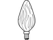 GE LIGHTING 15FC CD2 Incandescent Light Bulb F10 15W PK2