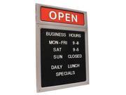 COSCO 038902 Upscale Business Hours Sign