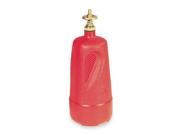 JUSTRITE 14010 Dispensing Bottle 1 Qt. Red Polyethylene