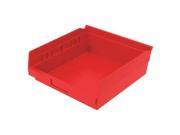 Red Shelf Bin 20 lb Capacity 30170RED Akro Mils