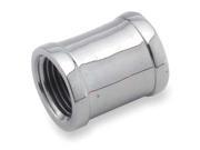 3 4 FNPT Chrome Plated Brass Coupling 81103 12