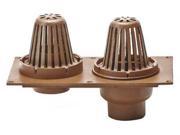 SMITH LIGHT COMMERCIAL 148 Y04 Roof Drain No Hub 4in PipeDia. Cast Iron