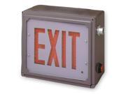 Acuity Lithonia Fiberglass Polyester LED Emergency Exit Sign LZ S 1 R EL N CC