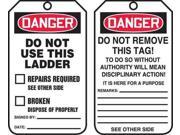 ACCUFORM SIGNS TRS331CTP Danger Tag 5 3 4 x 3 1 4 PK25