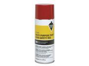 TOUGH GUY 4WGC6 Spray Paint OSHA Safety Red 12 oz.