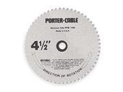 PORTER CABLE 12122 Circular Saw Blade Steel 4 1 2 In Dia 136 TPI