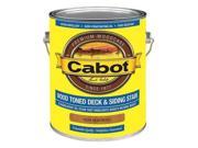 CABOT 140.0019204.007 Exterior Stain Heartwood Toned Flat 1gal G4995085