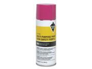 TOUGH GUY 4WGD8 Spray Paint OSHA Safety Purple 12 oz.