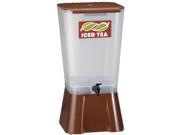 TABLECRAFT PRODUCTS COMPANY 1054 Beverage Dispenser 5 Gal Brown