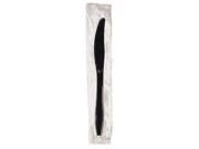 Heavyweight Knife Individually Wrapped Black Dixie PKH53C