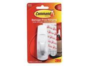 COMMAND 17003 Hook Molded Plastic 7 8 In