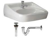 ZURN Z5351.861.1.07.00.00 Lavatory Sink with Faucet Wall Mount