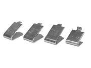 JUSTRITE 25907 Safety Cabinet Clips 7 In. W PK 4