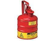 JUSTRITE 10301 Type I Safety Can 1 gal. Red 111 2In H