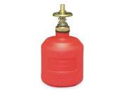 JUSTRITE 14004 Dispensing Bottle 8 Oz. Red Polyethylene