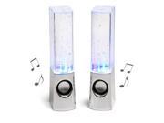 LED Dancing Water Speaker Spray Speaker Mini Music Speaker Colorful Touch Sensor for Tablet PC Phone MP3