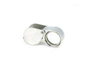Silver Eye Magnifying Glass Jeweler s Loupe 30x 21mm