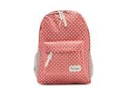 women canvas backpack fashion wave point institute wind travel school bag GL T04