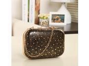 Fashion Style PU Leather Handbag designer Mouse lines dot Lady wallet Clutch Purse Evening Bag HM C10