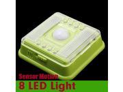 PIR Auto Sensor Motion Detector LED Night light Wireless Infrared 8 LEDs lamp Nightlight