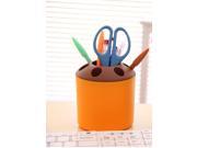 Bathroom Product Colorful Toothbrush Holder Multifunction Pen Case Toothbrush Holder 2 In 1
