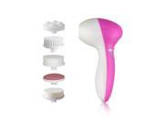 5 In 1 Electric Facial Cleaner Face Skin Care Scrubber Care Beauty Tools Massager Brush Deep Wash Cleaner Hot Sale