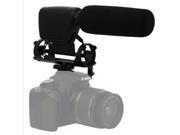 NA Q7 Camera Shotgun DV Stereo Microphone with Shockmount for Canon 5D II 7D 60D