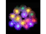 Solar Outdoor String Fairy Lights 15ft 20 LED Ball for Homes Christmas Gardens Wedding Party Decoration Waterproof SS20