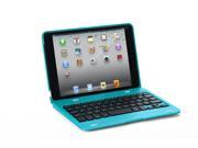 Apple iPad Mini Cases Cover with Wireless Bluetooth Keyboard For ipad Mini 3 2 1 F1 Blue