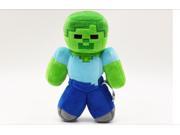 18cm 7 Jazwares Minecraft MC Steve Zombie Creeper Ghost Animal Plush Toy Doll
