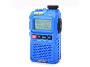 Baofeng BF UV3R Plus Dual Band Two Way Radio 136 174 400 470MHz Free Earpeice Blue