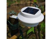 3 LED Garden Solar Light Waterproof Gutter Night Utility Security Outdoor Lamp for Home Fence Garage Walkways